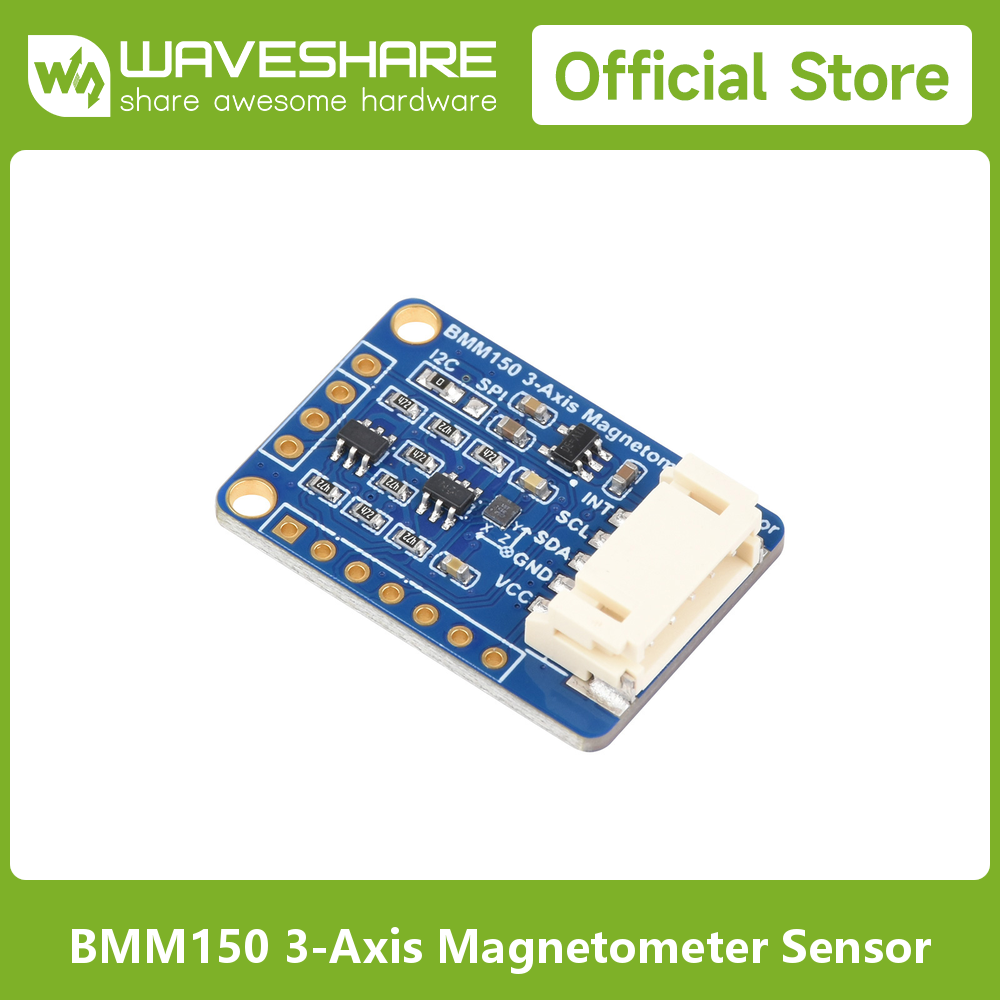 Compass Lensatic - Waveshare BMM150 3-axis Magnetometer Sensor, Digital