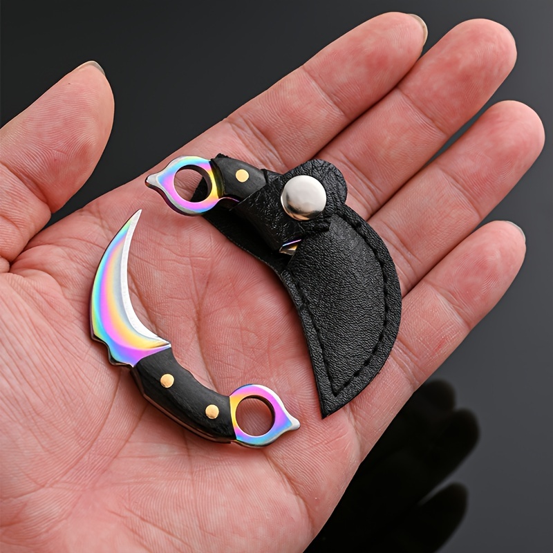 Mini Knife Keychain Pocket Kni - Bushcraft Knife Fixed 评论和价格