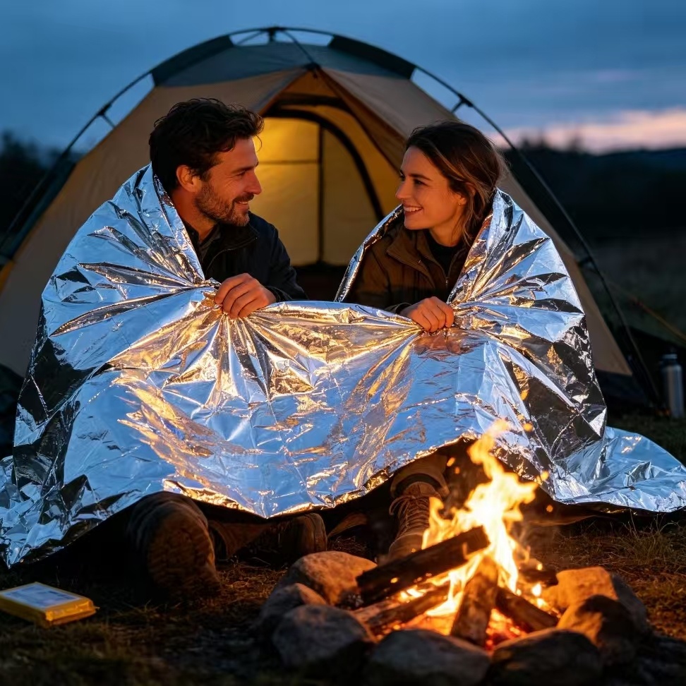 Mylar Thermal Emergency Blanke - Emergency Mylar Tent 评论和价格